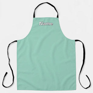 Delantal Personaliza Cafe Coffee Shop Aqua