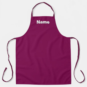 Delantal Personaliza Cafetería Catering Panadería Plum Kitc