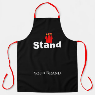 Delantal Personaliza figuras Stand 3 negras