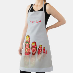 Delantal Personaliza las muñecas rusas Matryoshka