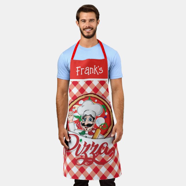 Delantal Personaliza Pizza (Gastado)