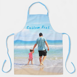 Delantal Personaliza tu foto con texto Personalizado