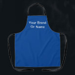 Delantal Personaliza tu marca Ocean Blue<br><div class="desc">Tamaño: Impresión en todo el edificio, Mediana 26 "x30" Ya sea que esté cocinando en casa, alojando una barbacoa de verano, o creando arte y artesanía, ¡hágalo con estilo con nuestros delantales de personalizable! Diseñado tanto para viajes de negocios como de ocio, Harbour Grand Hotel está situado en Sublimation, uno...</div>