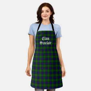 Delantal Personalizable Clan Sinclair Tartan