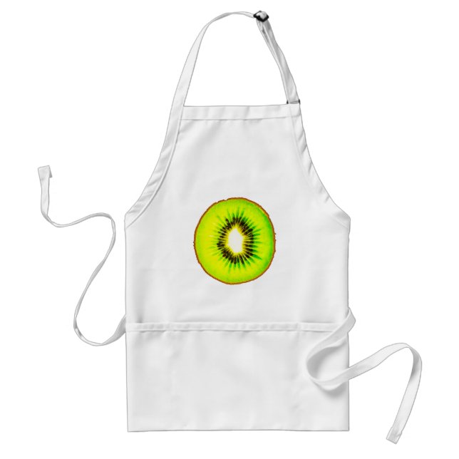 Delantal personalizable de un kiwi (Frente)