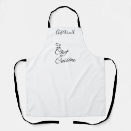 Delantal Personalizable del chef de cocina Apron
