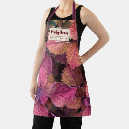 Delantal Personalizable Floral Apron