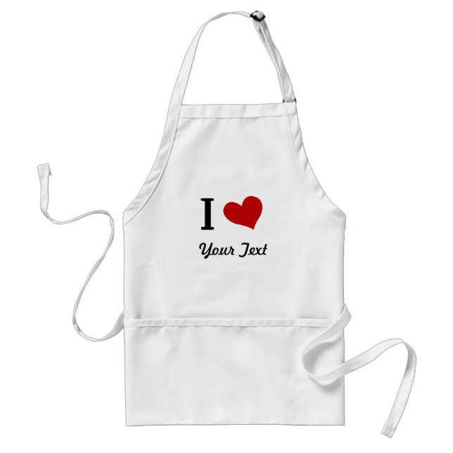 Delantal Personalizable I Corazón Apron (Frente)
