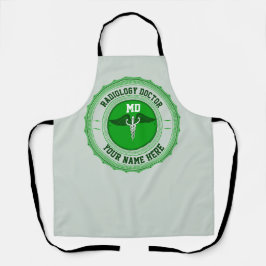 Delantal Personalizable MD Especialidad Radiología Caducus
