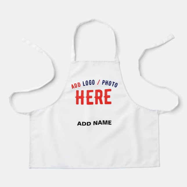 DELANTAL PERSONALIZABLE MODERNO ESTILO BLANCO VERIFICADO MA (Anverso)