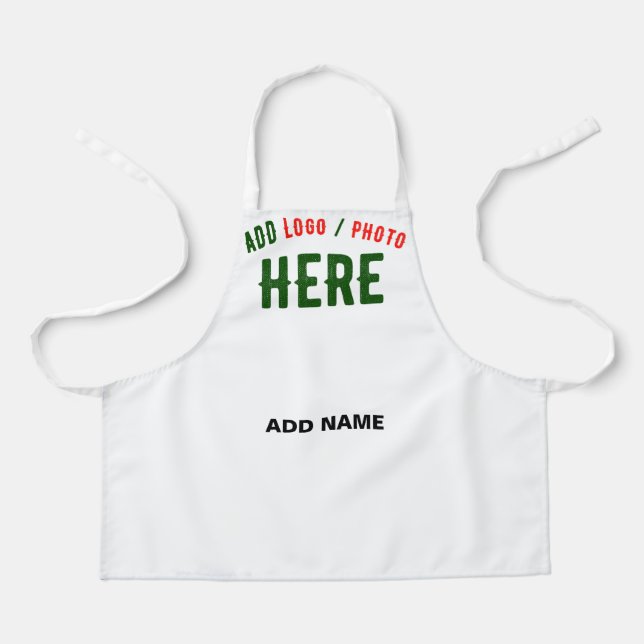 DELANTAL PERSONALIZABLE MODERNO ESTILO BLANCO VERIFICADO MA (Anverso)