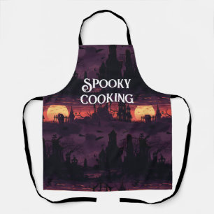 Delantal  Personalizable para Cocina Espeluznante Halloween