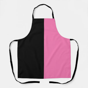 Delantal Personalizable rosa negro