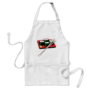 Delantal Personalizable Sushi Chef Apron 1 - Agregar tu tex