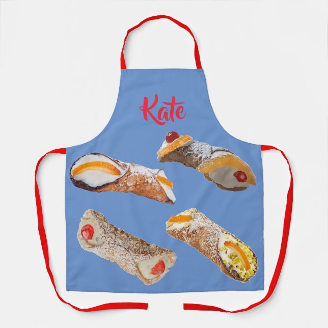 Delantal Personalizable 'Sweet Cannoli' Apron (Anverso)