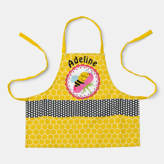 Delantal Personalizada la Abeja de Miel Durmiente Brillante