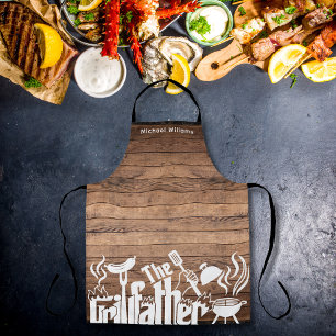 Delantal Personalizada La Granja Rústica De Grillfather