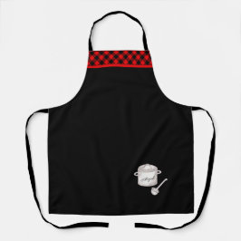 Delantal Personalizada la olla del chef de guarnición de ce