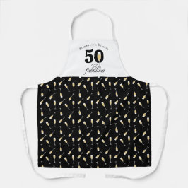 Delantal Personalizado 50 y fabuloso cumpleaños