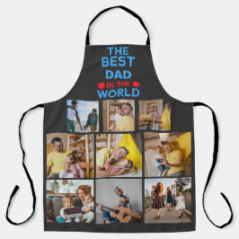 Delantal Personalizado 9 Foto Mejor Papá En El Mundo