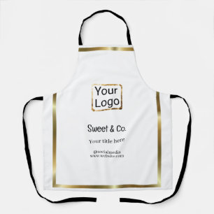 Delantal personalizado agregar su logotipo nombre de empres