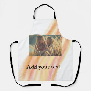 Delantal personalizado agregar tu foto navidad agua persona