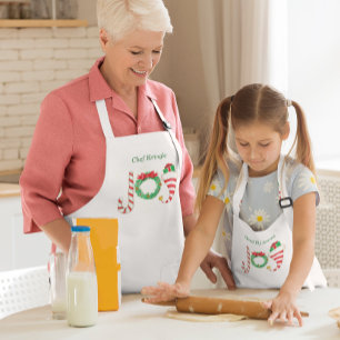 Delantal personalizado alegría del navidad