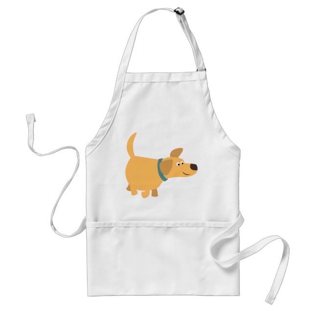Delantal Personalizado Amarillo Labrador Apron (Frente)