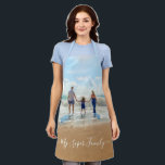 Delantal Personalizado Apron de fotos familiares - Mi super<br><div class="desc">Aprones de texto y fotos de personalizado - Único su propio diseño - Familia personalizada / Amigos o regalo personal de Apron - Añadir su texto y foto - Redimensionar y mover o eliminar / añadir elementos - foto / texto con herramienta de personalización ! Elija fuente / tamaño /...</div>