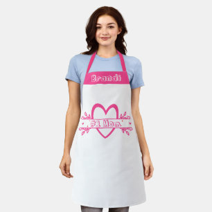 Delantal Personalizado Apron para mamá, regalo del Día de l