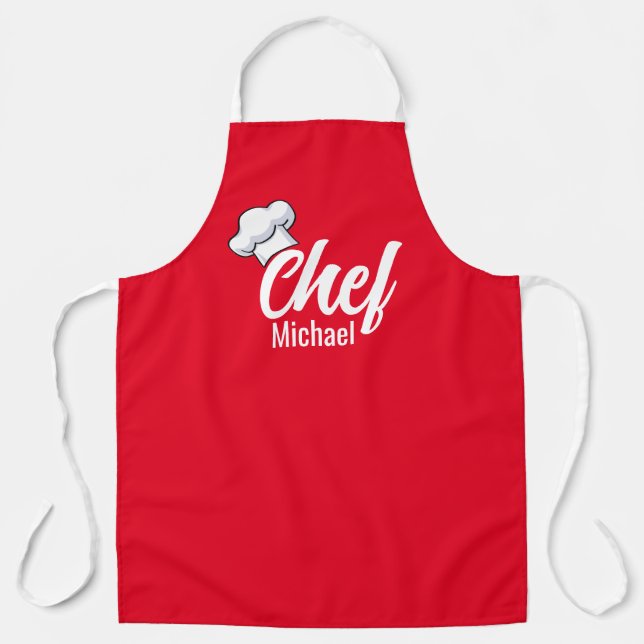 Delantal Personalizado Apron Printen Kitchen Apron para muj (Anverso)