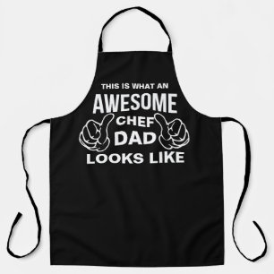 Delantal Personalizado Awesome Dad - Chef personalizado