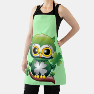 Delantal Personalizado Baby Owl St Patrick Paddy