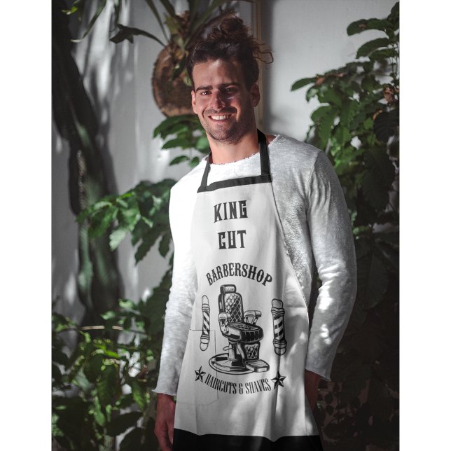 Delantal Personalizado Barber (Subido por el creador)
