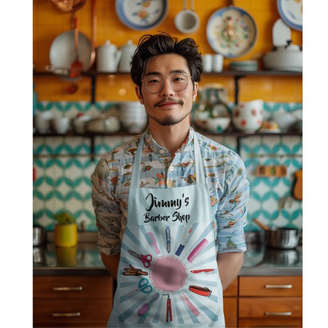 Delantal Personalizado Barber Shop (Subido por el creador)