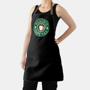 Delantal Personalizado barista aprons para café cafetería o