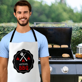 Delantal Personalizado BBQ, masculino