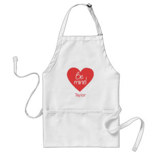 Delantal Personalizado Be Mine Heart