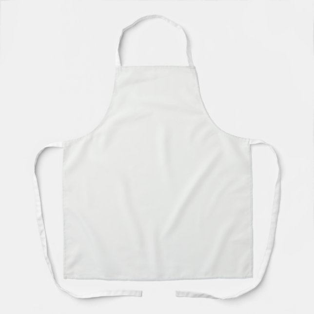 Delantal Personalizado blanco clásico (Anverso)