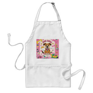 Delantal Personalizado Cachorro cachorro mamá en habitación