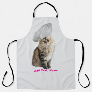 Delantal Personalizado Cat Apron - Foto y nombre personaliz