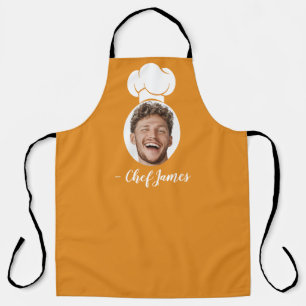 Delantal Personalizado Chef con Naranja de regalo de cocina