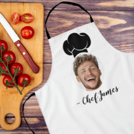 Delantal Personalizado Chef con regalo de cocina con foto y