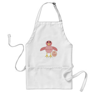 Delantal Personalizado Chica de cumpleaños rosado Apron de