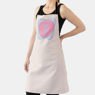 Delantal Personalizado con Estampado Total Azul y