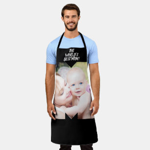 Delantal personalizado con foto para el Día de la