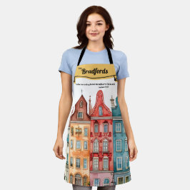 Delantal personalizado con nombre Casas Holandesas