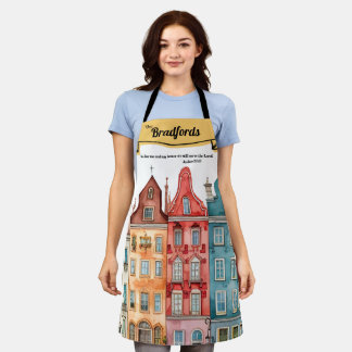 Delantal personalizado con nombre Casas Holandesas