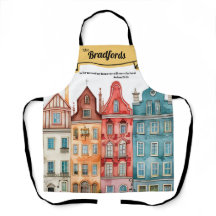 Delantal personalizado con nombre Casas Holandesas