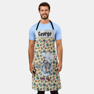 Delantal Personalizado Cook Baker Gnome